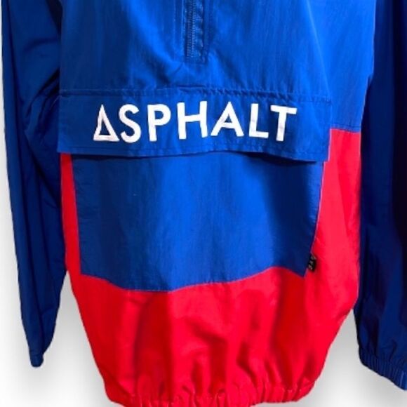 Asphalt Yacht Club Windbreaker Men’s Size Large Blue and Red Sailing Boating - Picture 4 of 7